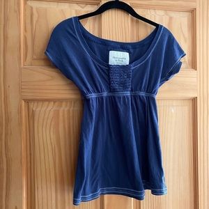 Abercrombie & Fitch Blue top